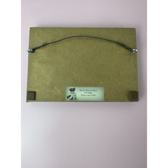 Antique Vintage Victorian 1911 Framed “Be My Valentine” Cherubs - Picture 5 of 9